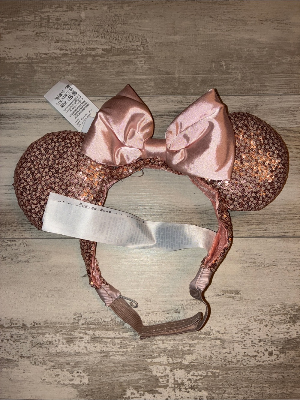 Minnie Mouse rose headband ears